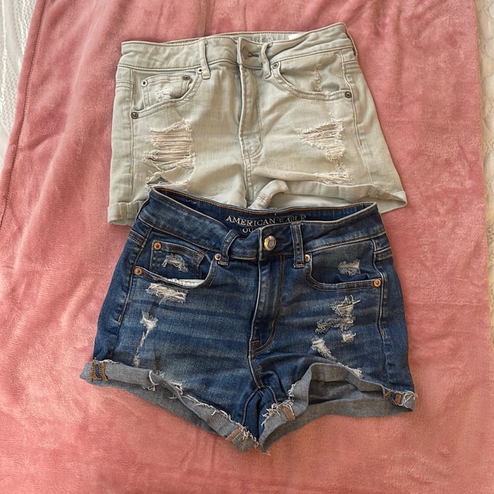 Bundle of size 2 American Eagle jean shorts